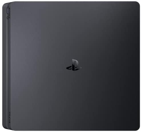 Sony PlayStation 4 Slim 1 Terabyte, Avec 1 manette sans fil DUALSHOCK 4 V2, Châssis F, Noir (Jet Black)