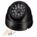 Extérieur CCTV Faux Simulation Dummy Caméra Accueil Sécurité Surveillance Dôme Mini Caméra Clignotant LED Lumière Faux Caméra Noir