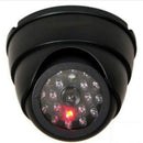 Extérieur CCTV Faux Simulation Dummy Caméra Accueil Sécurité Surveillance Dôme Mini Caméra Clignotant LED Lumière Faux Caméra Noir