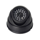 Extérieur CCTV Faux Simulation Dummy Caméra Accueil Sécurité Surveillance Dôme Mini Caméra Clignotant LED Lumière Faux Caméra Noir