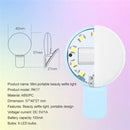 Mini LED Flash Remplir Lumière Up Selfie Lumineux Lampe Téléphone