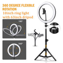 Selfie Anneau Lumière  Trépied Téléphone Ringlight