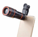 Mobile Téléphone Lentille Clip Universel 8x Zoom Télescope Lentille HD Smartphone camera Lens