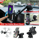 360 universel De Voiture Aspiration Support de Téléphone Mont ABS Stand